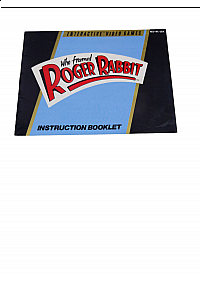 Livret NES-WL-USA Who Framed Roger Rabbit? NES