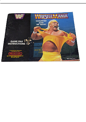Livret NES-HN-USA WWF WrestleMania NES