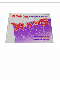 Livret NES-XV-USA Xevious NES