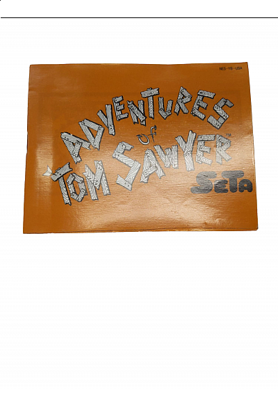 Livret NES-YB-USA Adventures Of Tom Sawyer NES
