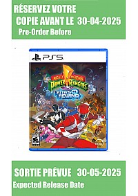 *Précommande* Mighty Morphin Power Rangers: Rita's Rewind / PS5