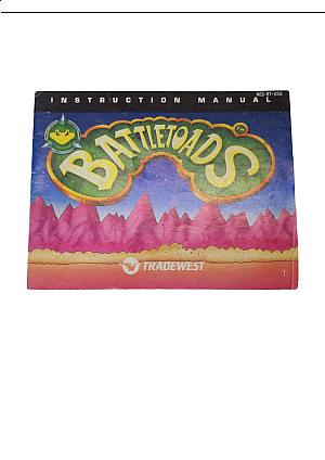 Livret NES-8T-USA-1 Battletoads NES
