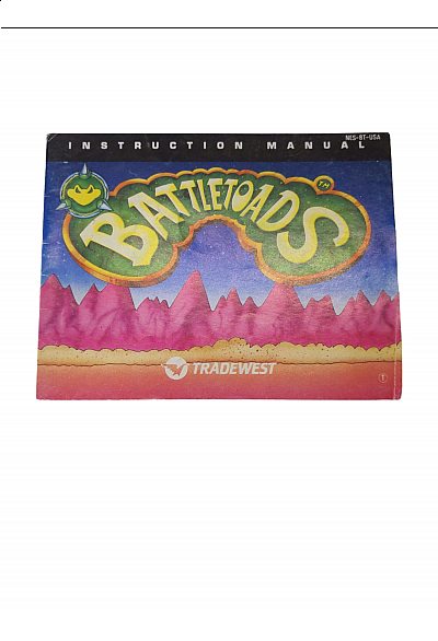 Livret NES-8T-USA-1 Battletoads NES