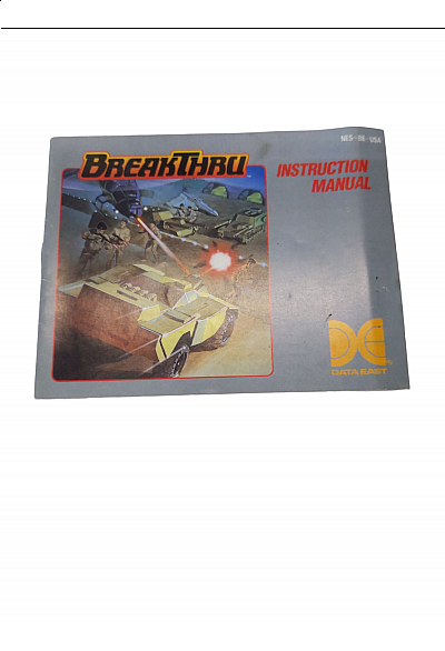 Livret NES-BE-USA Breakthru NES
