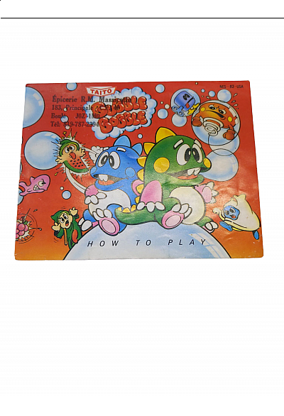 Livret NES-B2-USA Bubble Bobble NES