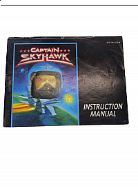 Livret NES-YW-USA Captain Skyhawk NES