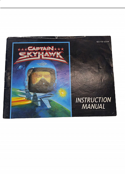 Livret NES-YW-USA Captain Skyhawk NES