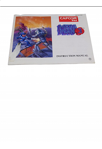 Livret NES-XU-USA Mega Man 3 NES