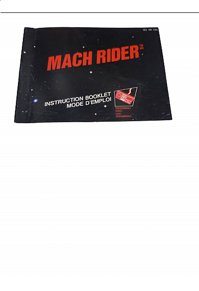 Livret NES-MR-CAN Mach Rider NES