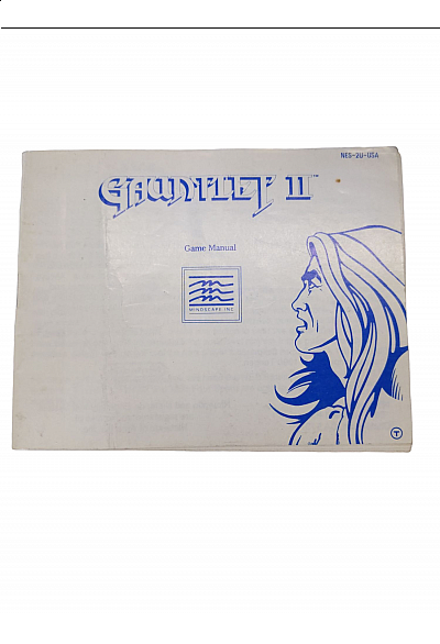 Livret NES-2U-USA Gauntlet II NES