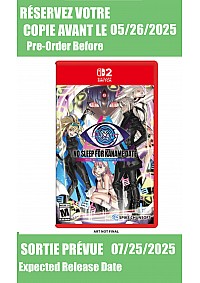 *Précommande* No Sleep For Kaname Date - from AI: The Somnium Files (Game Key) / Switch 2