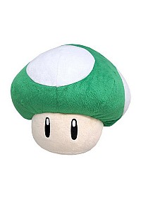 Toutou/Coussin Super Mario Bros Par Sanei - 1Up Mushroom 30CM