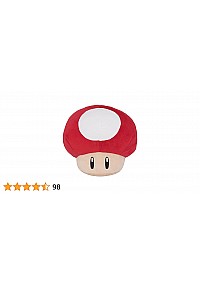 Toutou/Coussin Super Mario Bros Par Sanei - Super Champignon 15CM