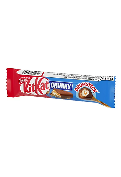 Tablette De Chocolat KitKat Chunky Par Nestlé - Saveur Drumstick 44G