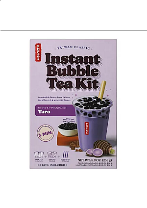 Kit Instantané De Bubble Tea Par Pocas - Ensemble De 3 Aux Taro 255G