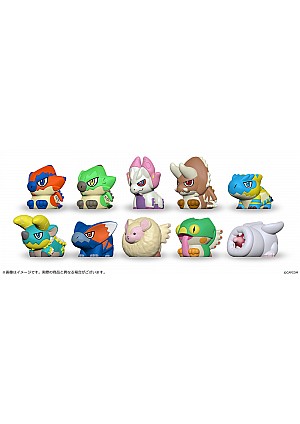 Gashapon Monster Hunter Figure Builder Finger Puppet Vol.1 -  Un Item Au Hasard