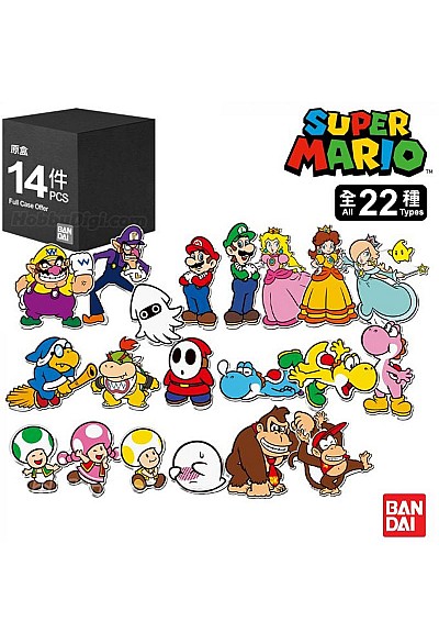 Sachet Mystère Super Mario Chara-Magnets 2 Par Bandai - Un Item Au Hasard
