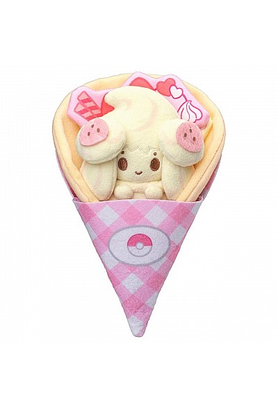 Toutou Pokemon Center Original PokePeace Par Taraka Tomy - Crepe Alcreamie 16CM