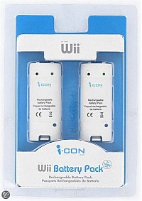 Paire De Batteries Rechargeable Pour Wii Par i-CON
