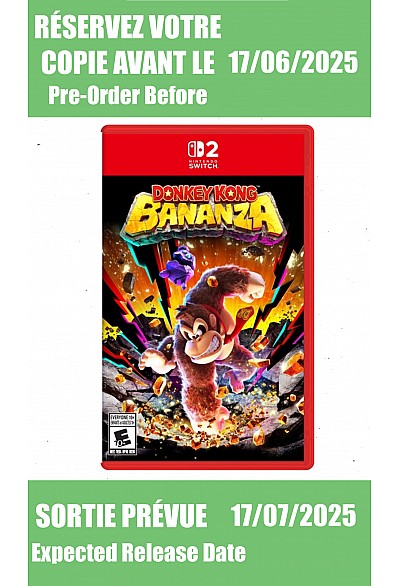 *Précommande* Donkey Kong Bananza / Switch 2