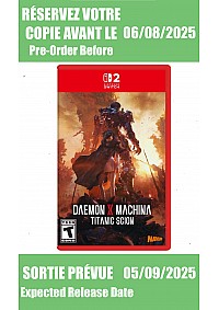 *Précommande* Daemon X Machina: Titanic Scion Standard Edition / Switch 2 