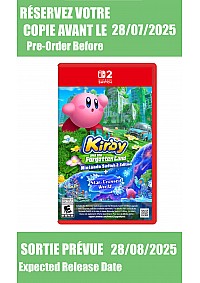 *Précommande* Kirby And The Forgotten Land Nintendo Switch 2 Edition + Star-Crossed World / Switch 