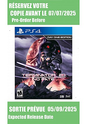 *Précommande* Terminator 2D No Fate Day One Edition / PS4