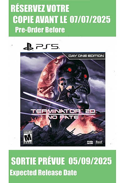 *Précommande* Terminator 2D No Fate Day One Edition / PS5