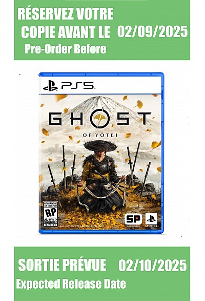 *Précommande* Ghost Of Yotei Standard Edition / PS5