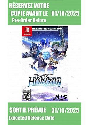 *Précommande* The Legend of Heroes: Trails beyond the Horizon Deluxe Edition / Switch
