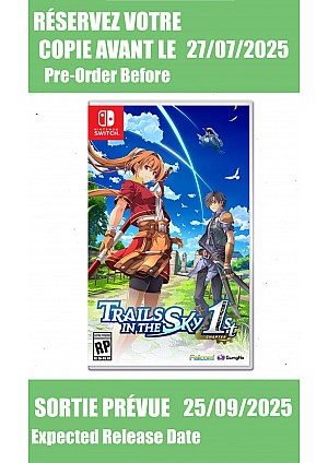 *Précommande* Trails in the Sky 1st Chapter / Switch 