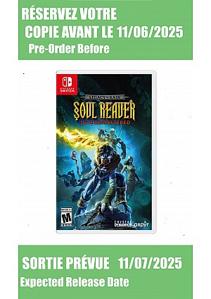 *Précommande* Legacy of Kain Soul Reaver 1&2 Remastered / Switch 