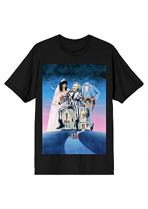 T-Shirt Beetlejuice - Stars And Moon (Noir)
