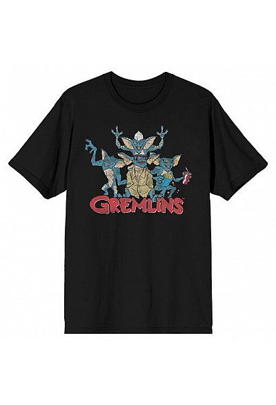 T-Shirt Gremlins - Personnages (Noir)