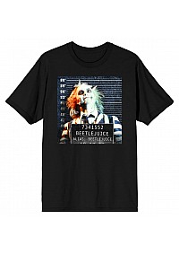 T Shirt Beetlejuice - Mug Shot (Noir)