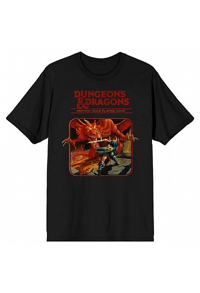T-Shirt Dungeons And Dragons - Fantasy Role Playing Game (Noir)