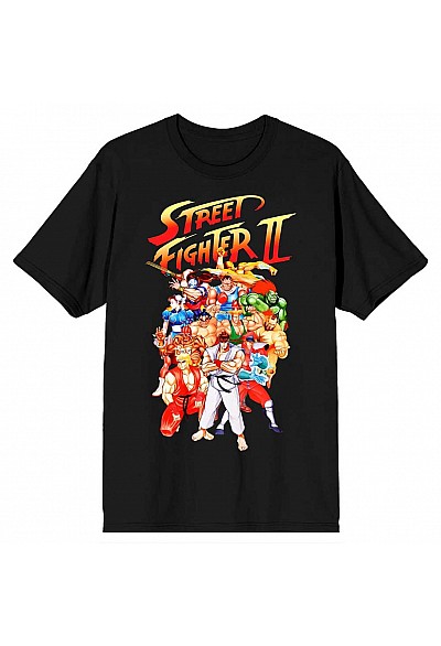 T-Shirt Street Fighter - Character Group (Noir)