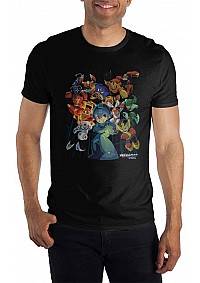 T-Shirt Mega Man - Characters Graphic (Noir)