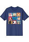 T-Shirt Family Guy - Stacked Characters (Marine)