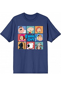 T-Shirt Family Guy - Stacked Characters (Marine)