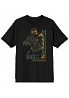 T-Shirt Halo - Master Chief Barcode (Noir)