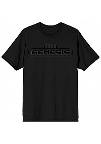 T-Shirt Sega - Logo Genesis (Noir)