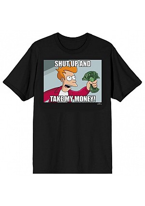 T-Shirt Futurama - Shut Up And Take My Money (Noir)