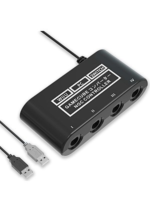 Adaptateur Manette GameCube Pour Wii U / Switch / PC USB Par PDOBQ 