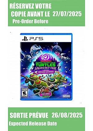 *Précommande* Teenage Mutant Ninja Turtles: Splintered Fate Deluxe Edition / PS5