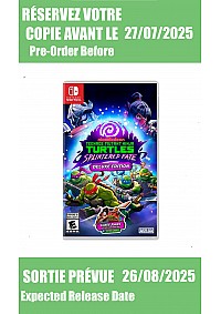 *Précommande* Teenage Mutant Ninja Turtles: Splintered Fate Deluxe Edition / Switch