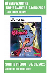 *Précommande* Sorry We're Closed Premium Edition / PS5
