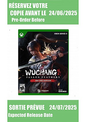 *Précommande* WUCHANG: Fallen Feathers Day One Edition / Xbox Series X