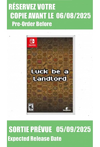 *Précommande* Luck Be A Landlord / Switch