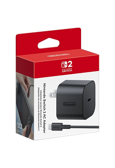 Adaptateur AC Pour Nintendo Switch 2 Officiel Nintendo